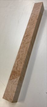 Billiard Squared Blank Bird's Eye Maple AA, 506x45x45mm, Unique Piece #002